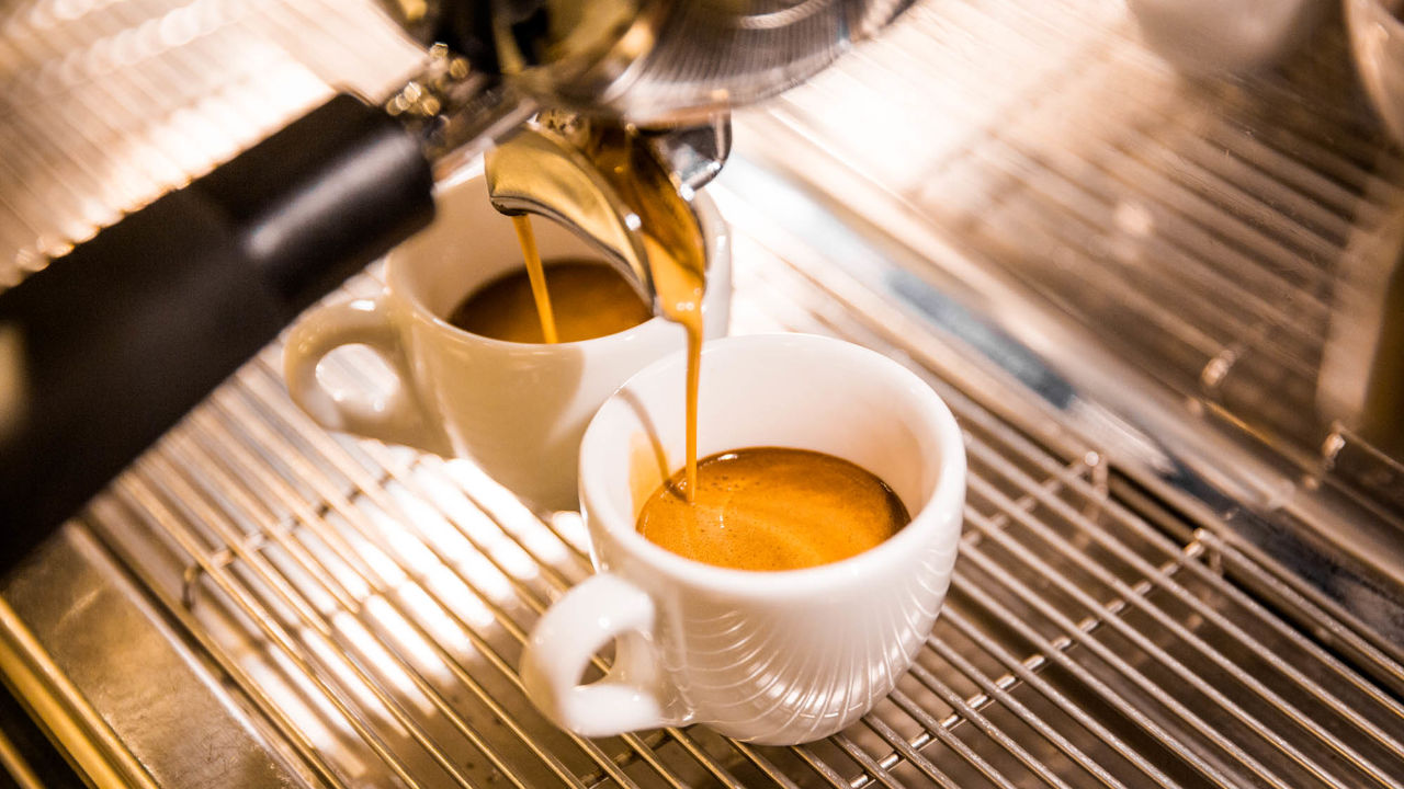 Zubereitung eines Espresso