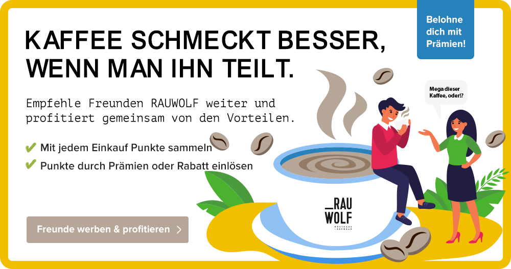 Empfehle RAUWOLF Freunden weiter